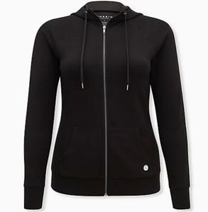 6 torrid active zip hoodie black Cupro